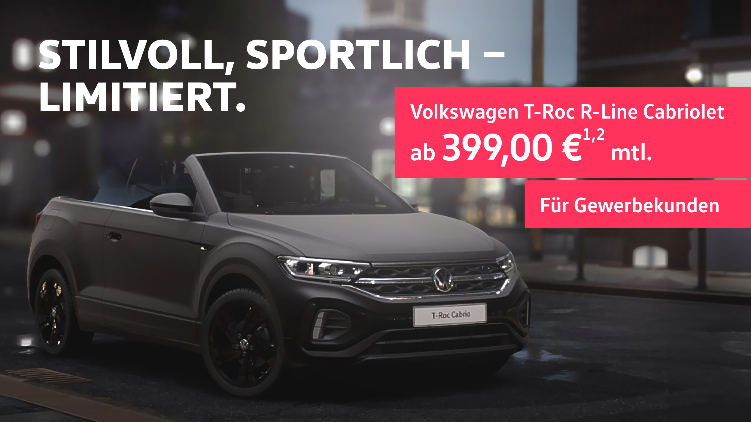 Mattgrau und sportlich - VW T-Roc Cabriolet - NEWS