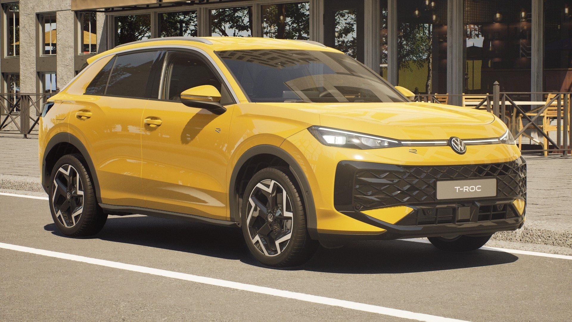 Detailbild 1: Volkswagen T-Roc R-Line 1,5 l eTSI OPF 110 kW (150 PS)