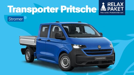 Volkswagen Nutzfahrzeuge e-Transporter Pritschenwagen Doppelkabine, Radstand: 3500 mm KR BEV 100 kW 70 kWh