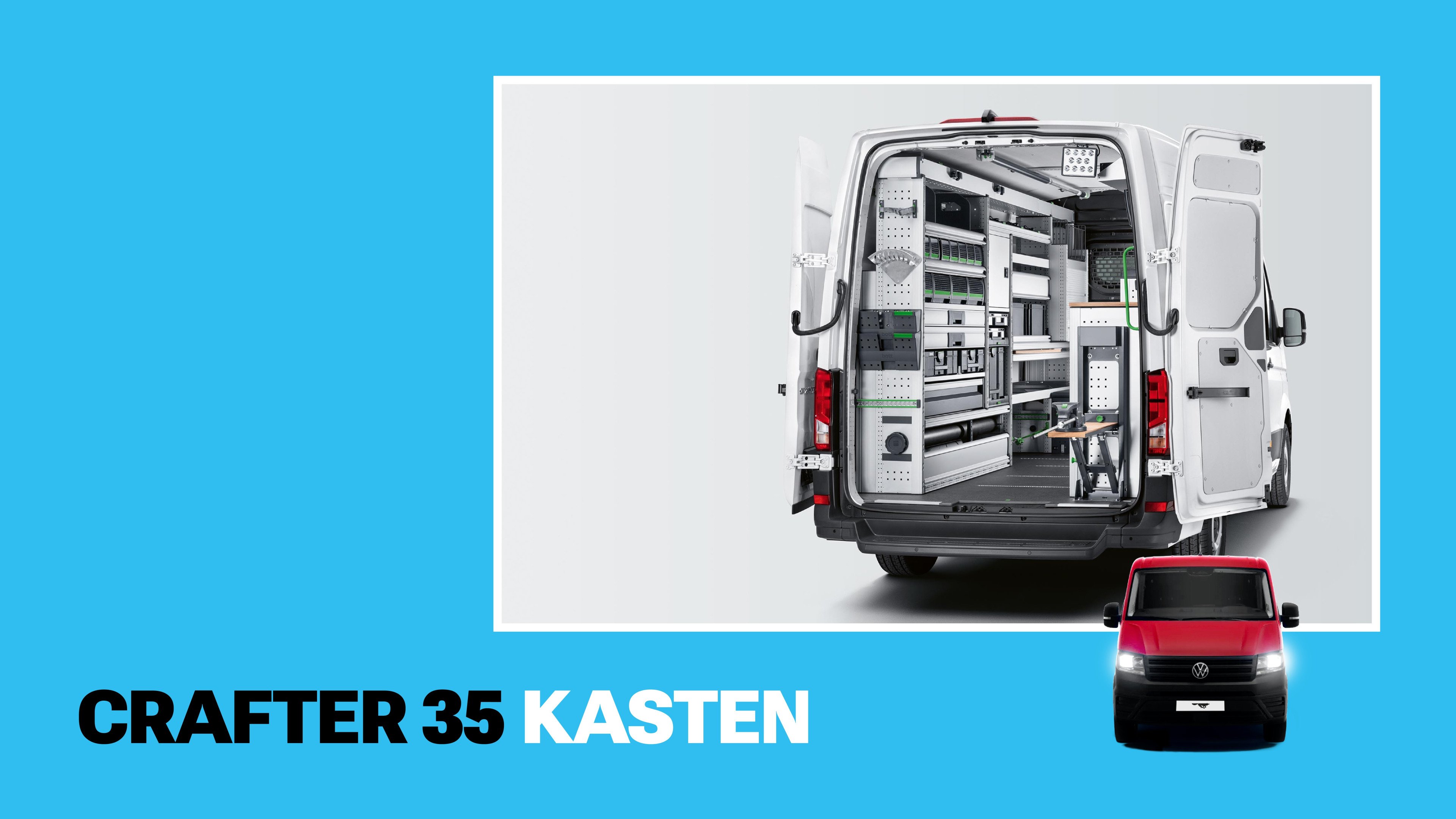 Detailbild 1: Volkswagen Nutzfahrzeuge Crafter 35 Kasten 2,0 l TDI EU6-EC SCR, 103 kW, Frontantrieb