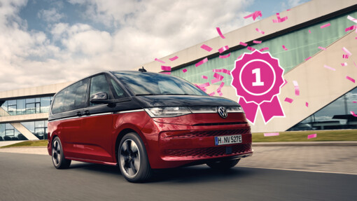 AUTO MOTOR UND SPORT VERGLEICHSTEST:<br>VW NEW MULTIVAN SCHLÄGT FORD TOURNEO!