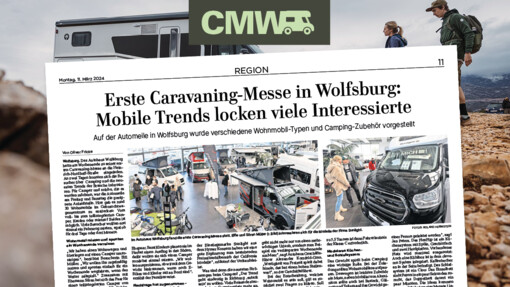 Wolfsburger Allgemeine berichtet über Caravaning Messe