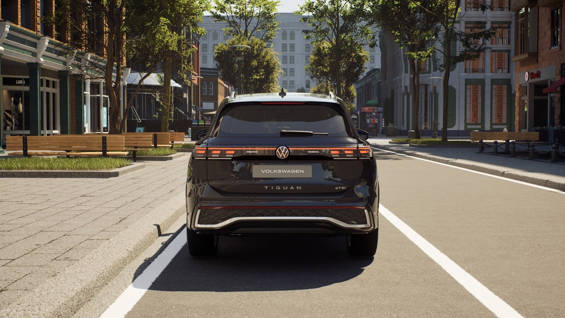 Detailbild 2: Volkswagen Tiguan R-Line 1,5 l eTSI OPF 110 kW (150 PS)