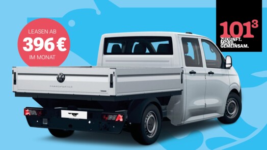 Volkswagen Nutzfahrzeuge Transporter Pritsche Doppelkabine   2,0 l TDI, 81 kW (110 PS)