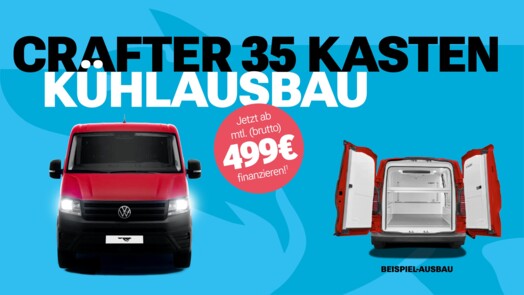 Volkswagen Nutzfahrzeuge Crafter 35 Kasten Frischdienst Kühlausbau inkl. Standkühlung 2,0 l TDI EU6-EC SCR, 103 kW