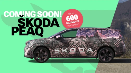 Der neue Škoda Peaq: Groß denken, elektrisch fahren.