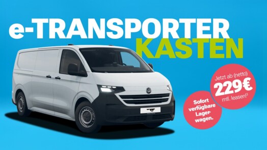 Volkswagen Nutzfahrzeuge e-Transporter Kasten Lagerwagen, Radstand: 3.500 mm LR 160 kW (218 PS)