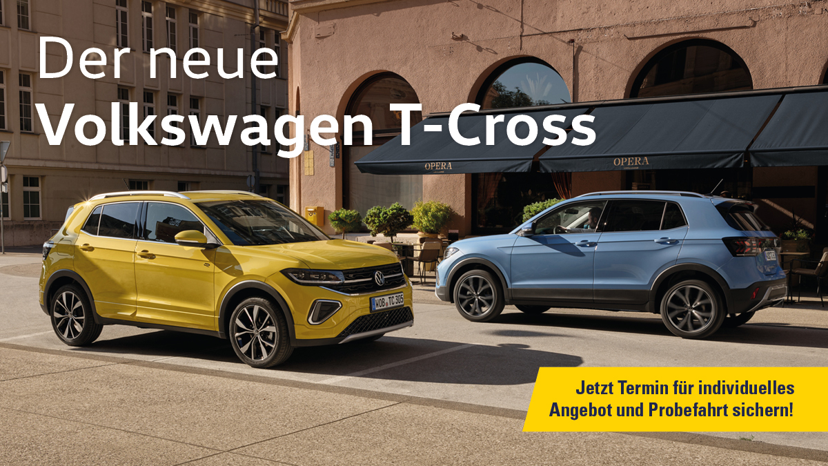 Der neue Volkswagen T-Cross - AH WOB - 2023 - News - Autohaus Wolfsburg