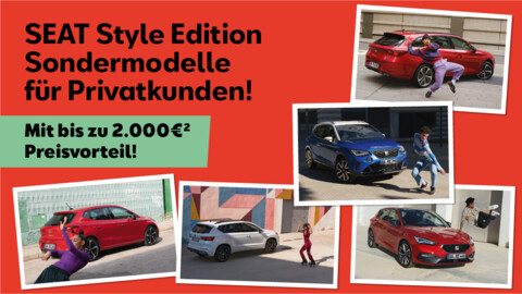 SEAT STYLE EDITION SONDERMODELLE FÜR PRIVATKUNDEN - AH WOB - 2024 ...