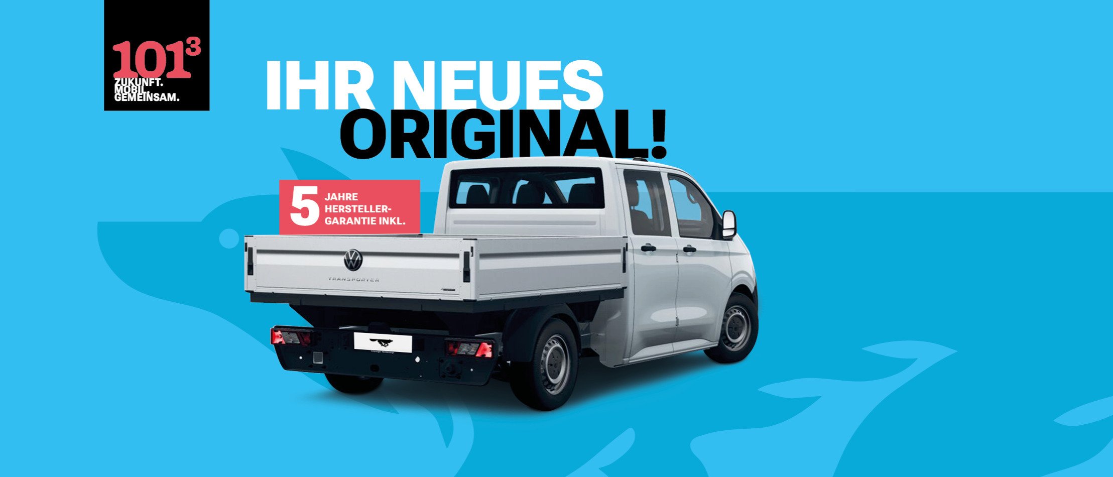 Volkswagen Nutzfahrzeuge Transporter Pritsche Doppelkabine   2,0 l TDI, 81 kW (110 PS)