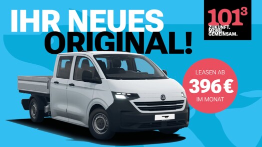 Volkswagen Nutzfahrzeuge Transporter Pritsche Doppelkabine   2,0 l TDI, 81 kW (110 PS)