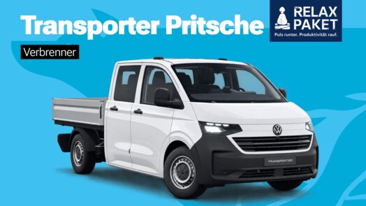 Volkswagen Nutzfahrzeuge Transporter Pritschenwagen Doppelkabine, Radstand: 3500 mm KR  2,0 l TDI 81 kW