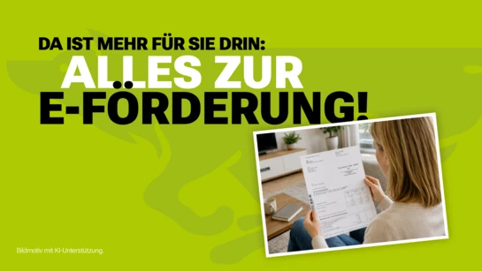 Alles Wichtige zur E-Förderung!